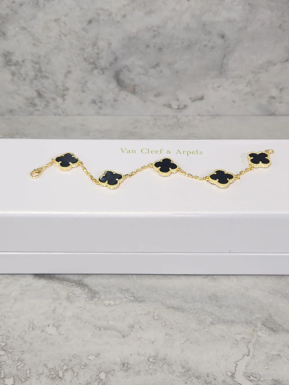 Van Cleef & Arpels Vintage Alhambra Black Onyx Bracelet✨️
